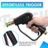 High Pressure Washer Gun 1/4 Inch outlet Quick Connect with M22 Adapter