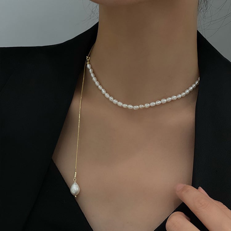 🔥Summer Hot Sale - 48% OFF💗Adjustable Pearl Necklace- Buy 2 Get Extra 10% OFF