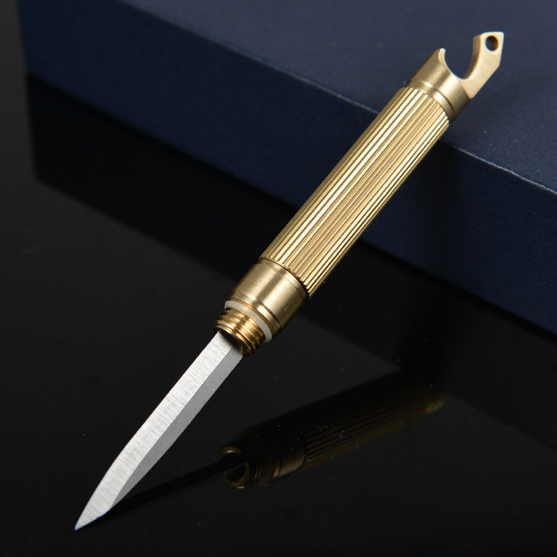 (🔥Last Day Promotion- SAVE 48% OFF)Multifunctional Brass Outdoor Knife--buy 2 get 1 free NOW（3pcs）