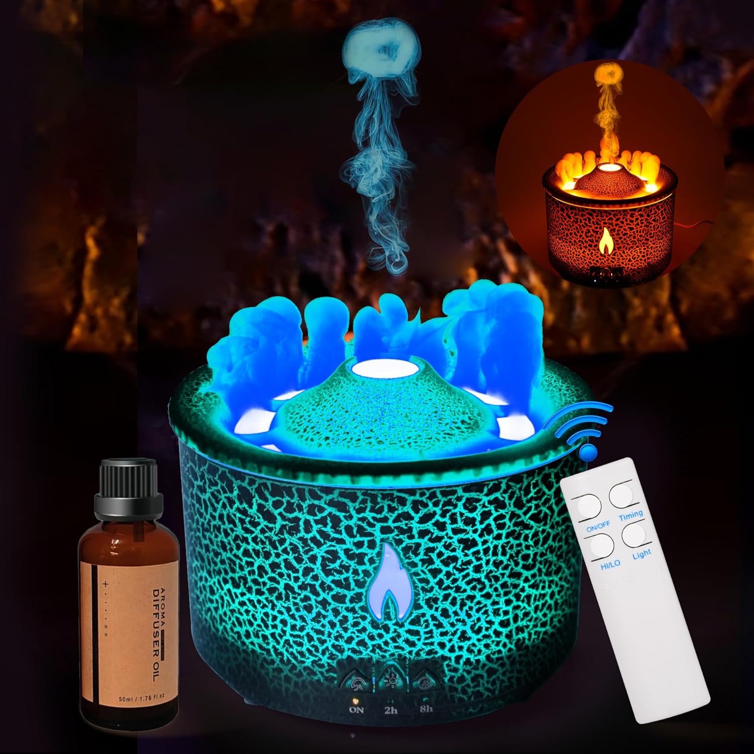 🔥Last Day Promotion - 50% OFF🎁 Flame Humidifier 🌋【2PCS Free Shipping】