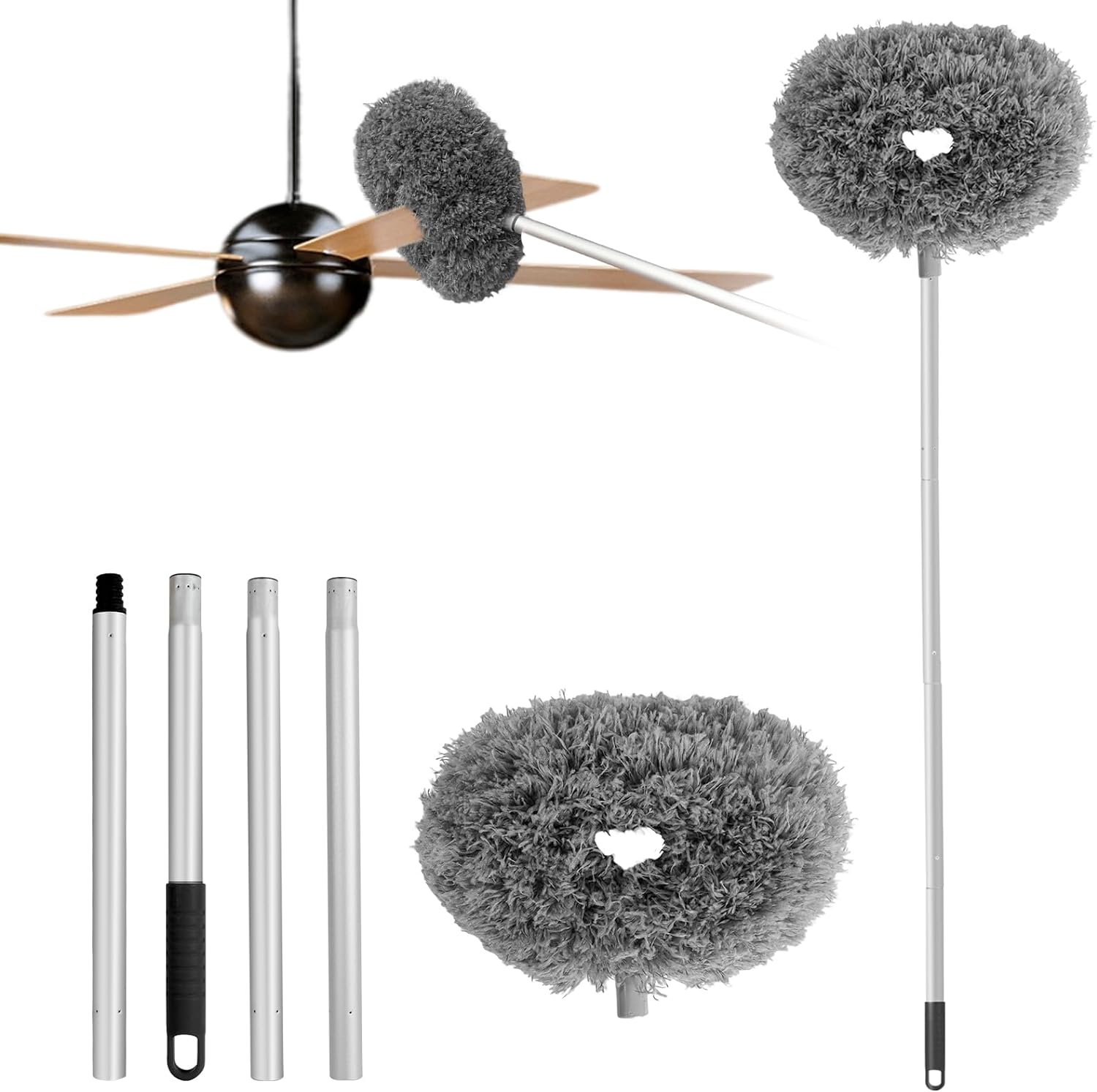 TikTok Last Day Promotion -60% OFF🎉Ceiling Fan Duster With Extension Rod