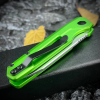 Spring Assist Button Lock Knife, 7550, Stainless Steel
