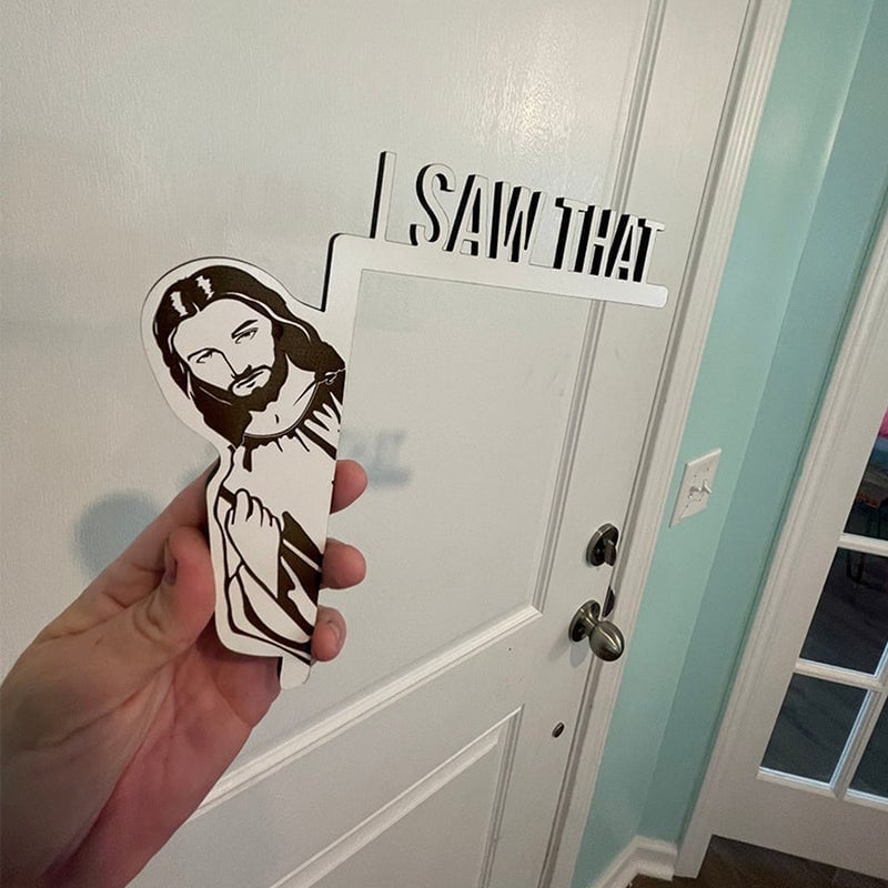 🎁Hot Sale🎁Jesus Funny Home Decor I Saw That