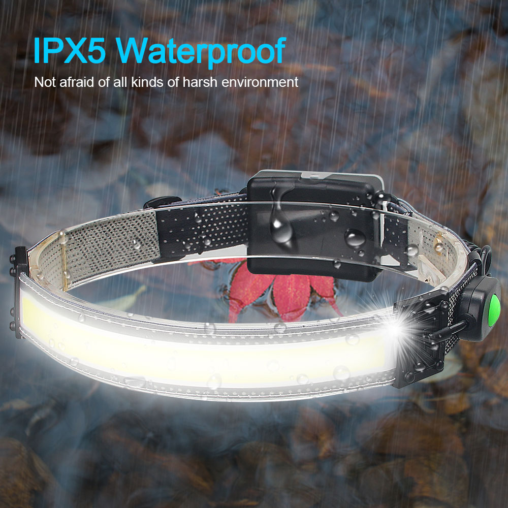 (🔥2023 Hot Sale - 60% OFF)Waterproof Hight Light COB headlamp, Buy 2 Get 1 Free