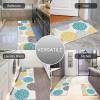HEBE Anti Fatigue Kitchen Rug Sets 2 Piece Non Slip Kitchen Mats for Floor Cushioned Kitchen Rugs and Mats Waterproof Comfort Standing Mat Runner for Kitchen,Home Office,Sink,Laundry