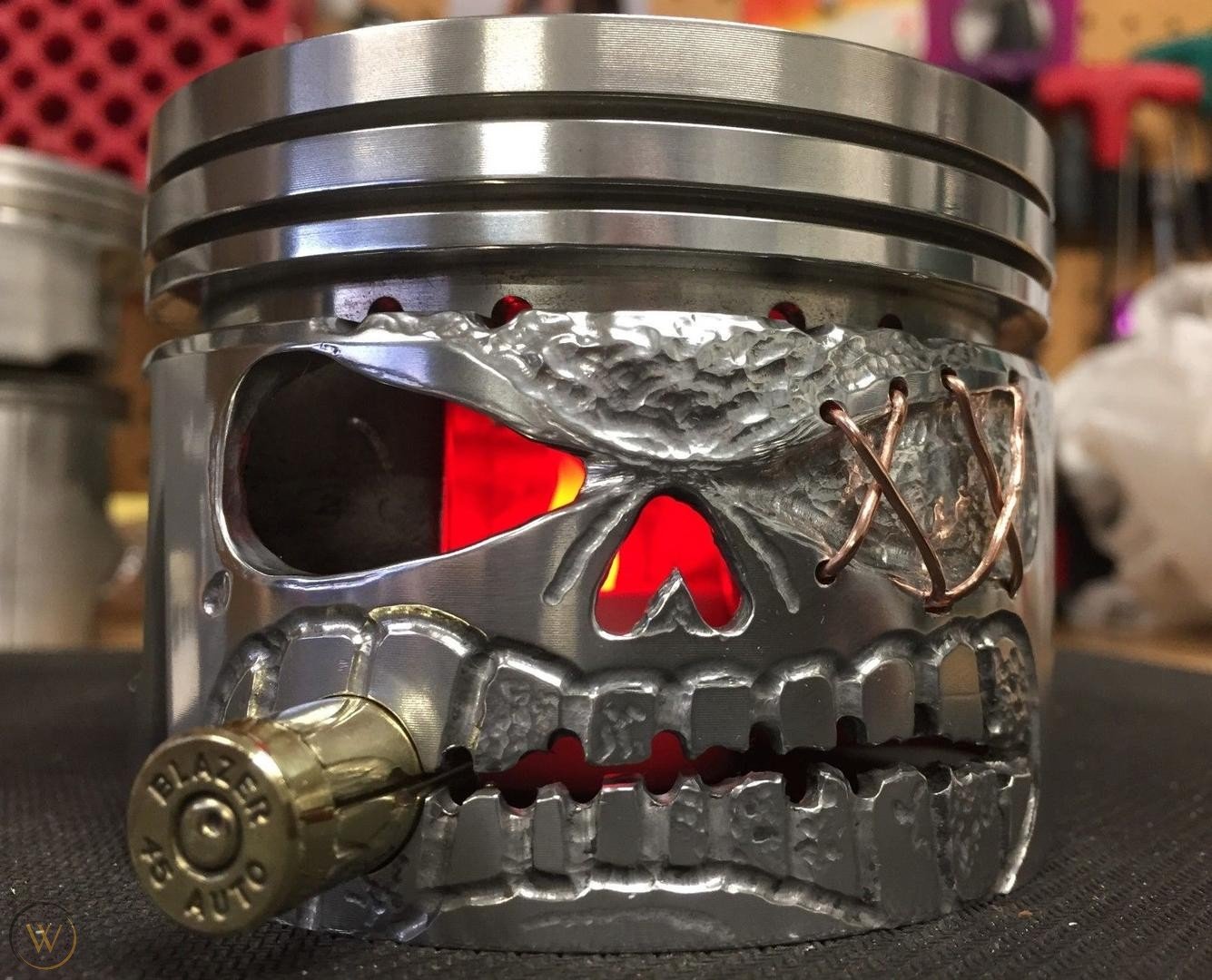 (🔥LAST DAY PROMOTION - SAVE 70% OFF)Piston Skull Face Sculpture💀