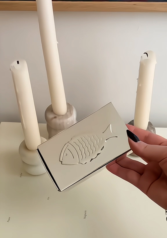 Exquisite Embossed Fish Pattern Matchbox