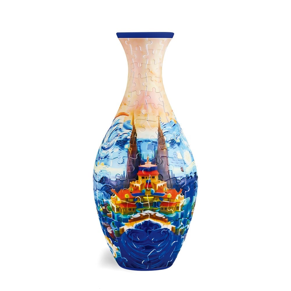 Exquisite 3D Vase Puzzle for Home Decoration