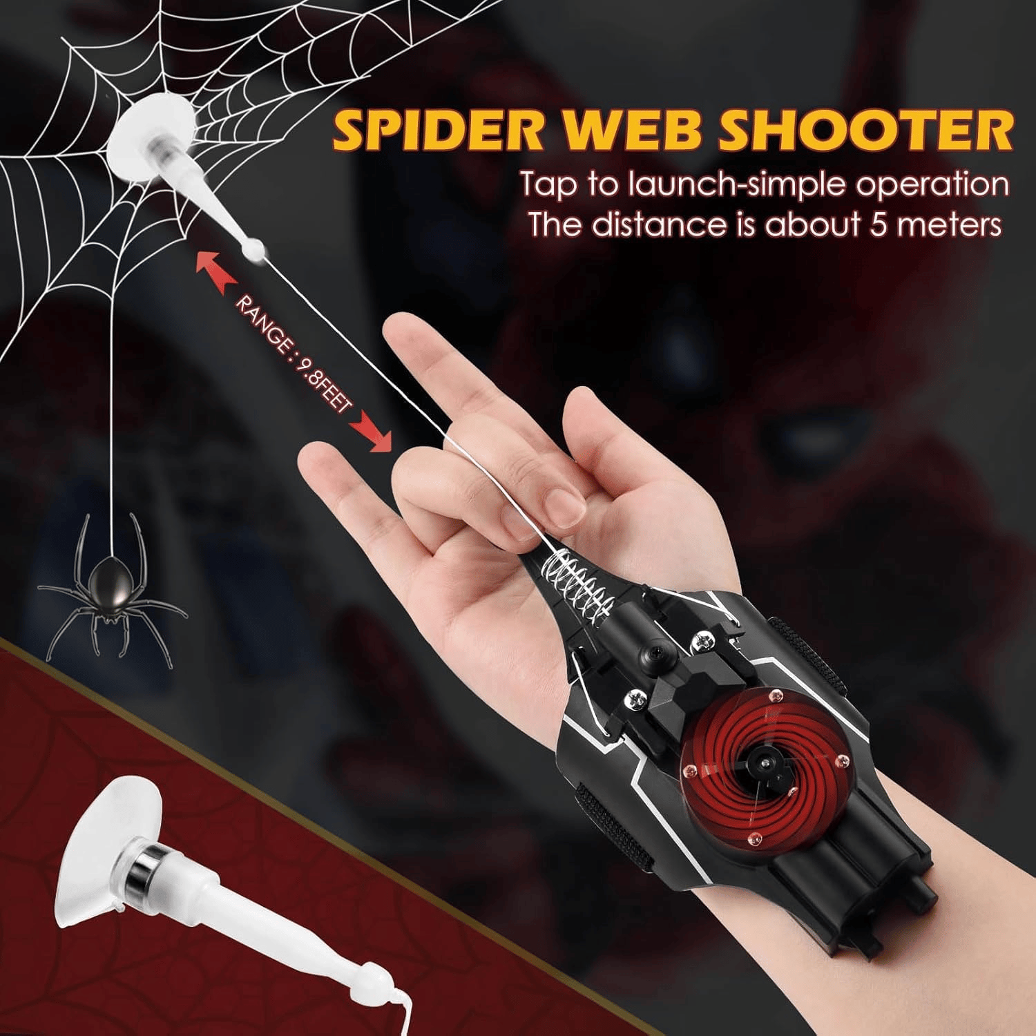 🕸️🕸️Web Launcher Spider String Shooter Toy🕷️