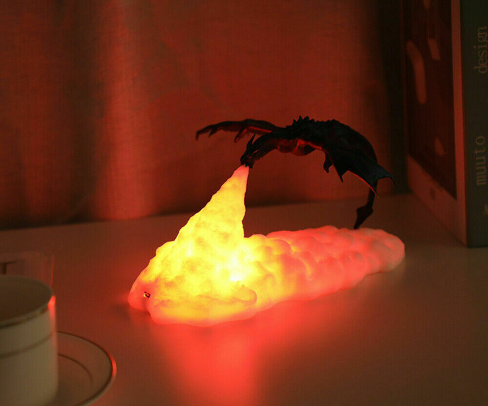 Tiktok Summer Sale🎉Fire-Breathing Dragon Night Light