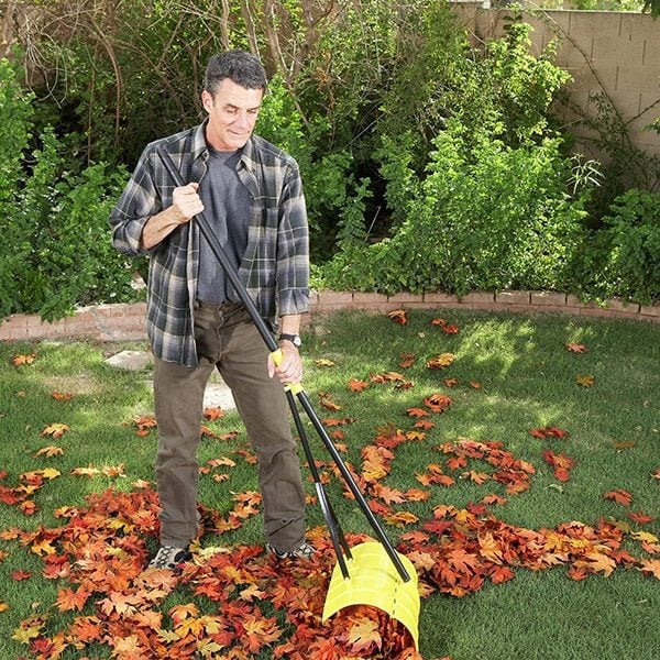 🍂3-in-1 Ergonomic Pickup Rake - Easy Leaf & Grass Grabber Without Bending Over