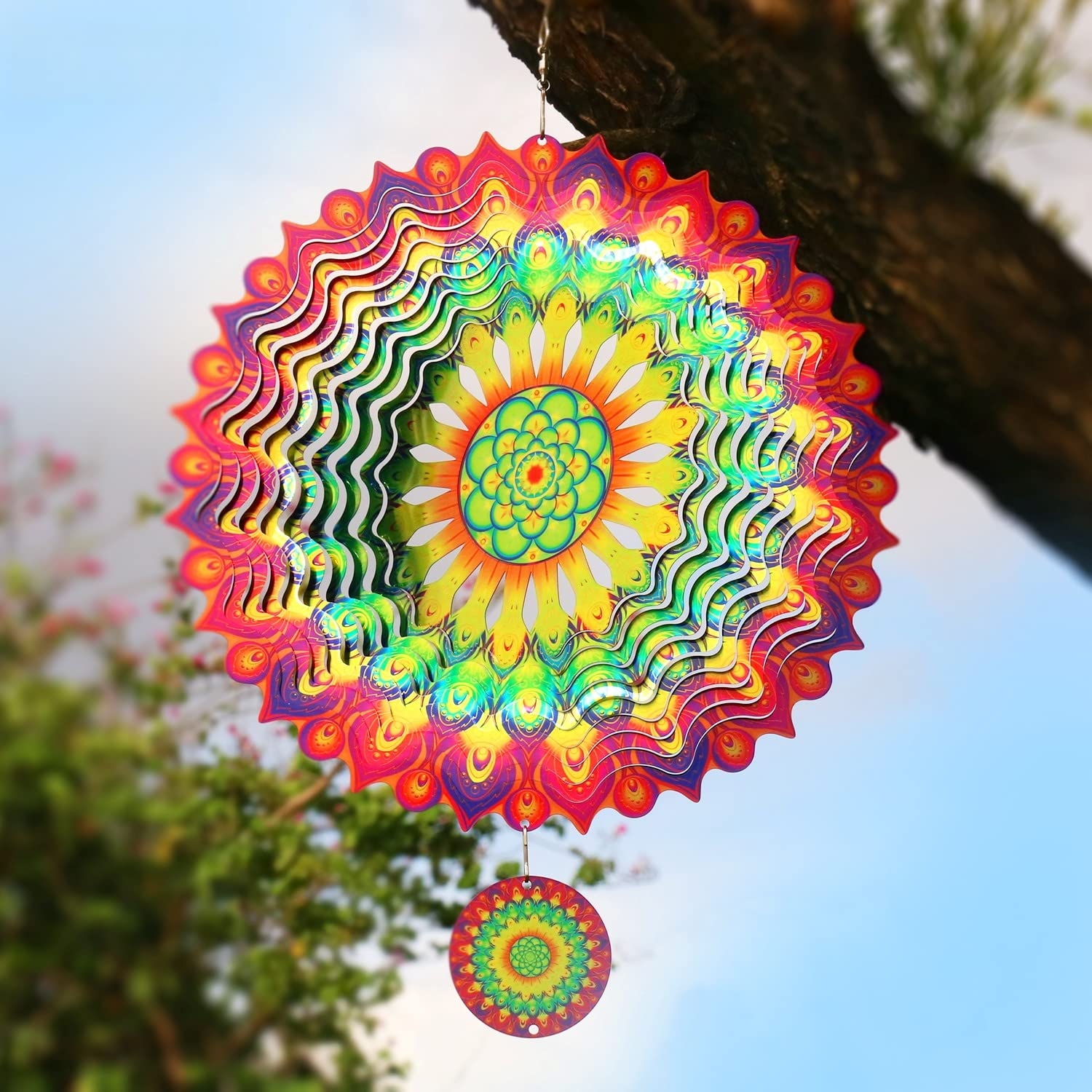 ⚡Clearance Sale 70% OFF丨Stainless Steel Wind Spinner - Stunning 3D Effect