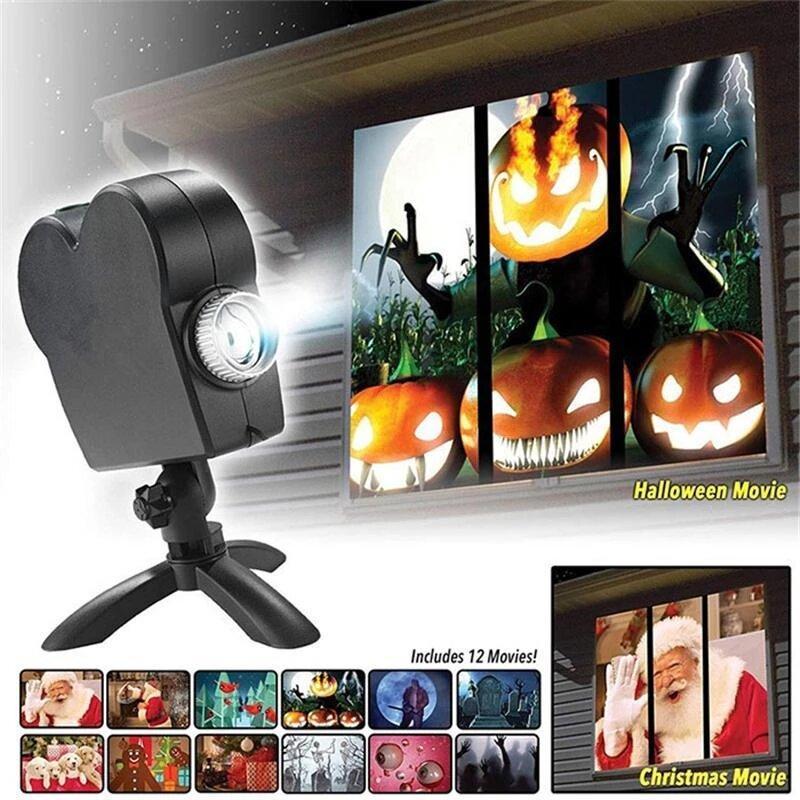 🎃Halloween Early Sale 50% OFF-2023 Halloween Holographic Projector