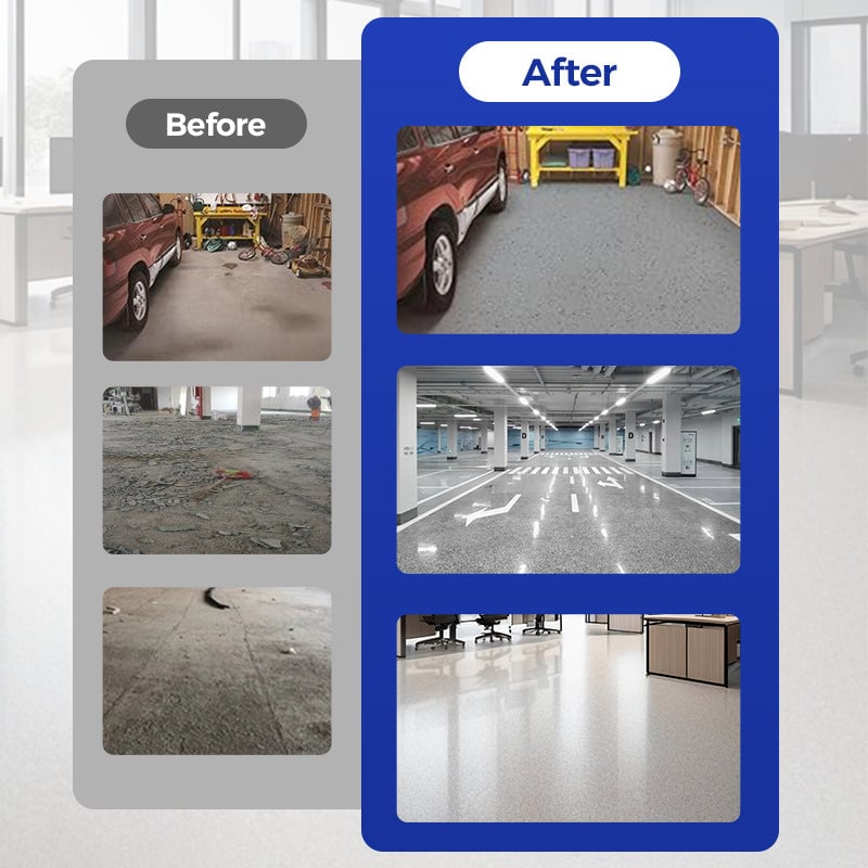 🔥Last Day 50% OFF🔥High-Gloss Marble Finish Epoxy Floor Coating