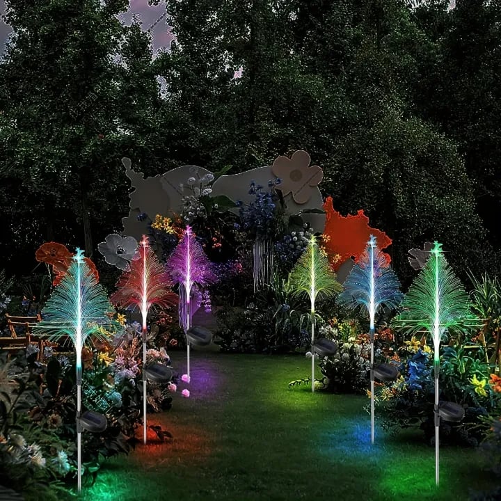 🔥Christmas Promotion 50% Off - 🎄7 Color Changing Solar Christmas Trees Lights🎄