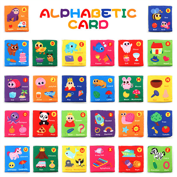 🎁Enlightenment Alphabet Fabric Cards