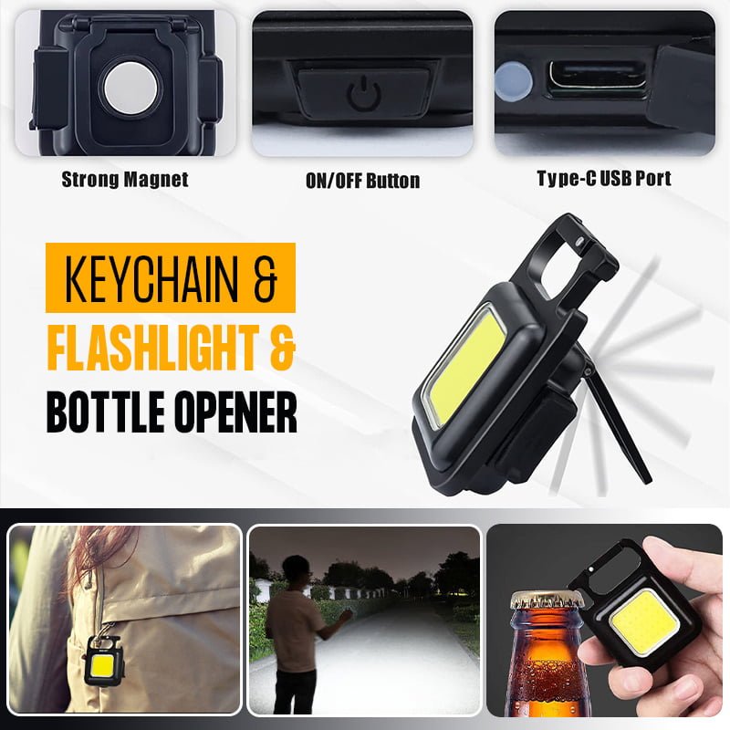 🔥LAST DAY 50% OFF🔥Multifunctional Keychain Emergency Light - BUY 2 GET 1 FREE