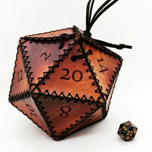 🎲 Leather D20 Dice Bag🎲