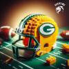 🏈 Football Fan Building Block Helmet