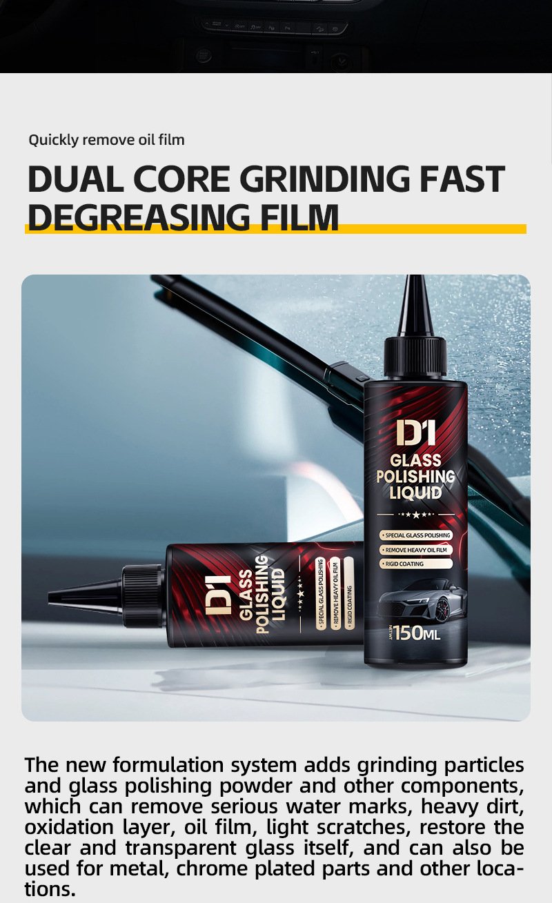 ⏰LAST DAY SALE 50% OFF - Car Glass Polishing Compound⚡BUY 2 GET 1 FREE