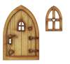 🔥Country Cottage Wooden 3D Fairy Door Craft Kit with Fairy Windows, Keyhole and Door Handle for Fairy Gardens- Buy 3 Get Free Shipping