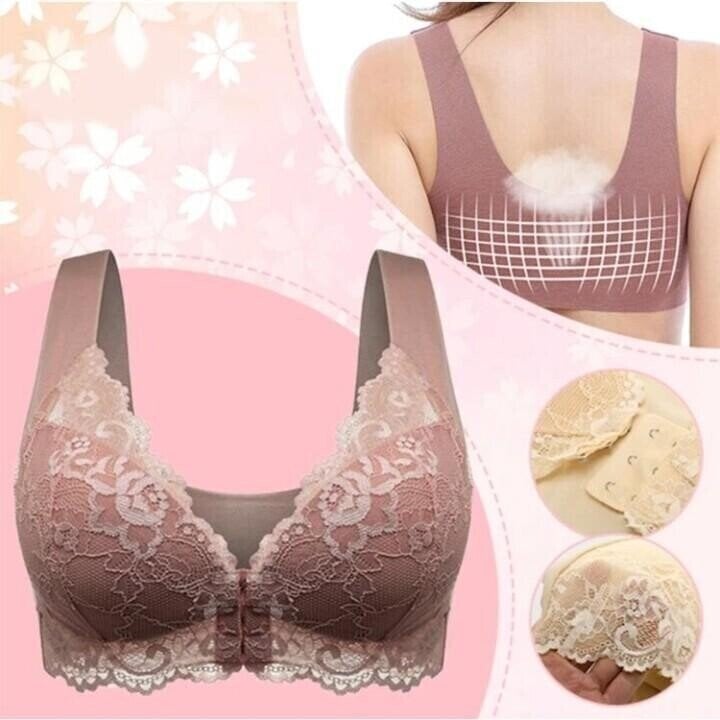🔥HOT SALE 50% OFF🔥Bra For Women Front Closure 5D Beauty Back Sports Comfy Bra