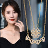 (🎄Early Christma Hot Sale-48% OFF)Four-Leaf Heart Shape Necklace(🔥BUY 2 FREE SHIPPING)