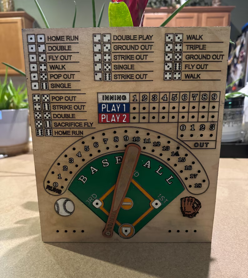 Tabletop Baseball Game