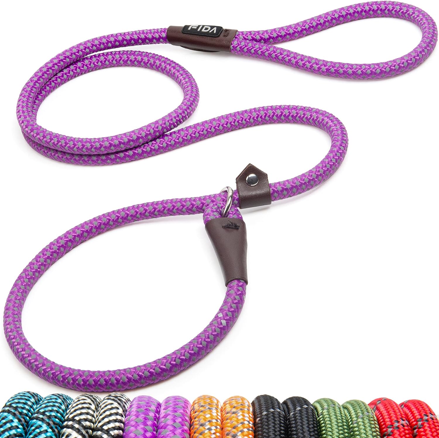 Fida Durable Slip Lead Dog Leash, 6 FT x 1/2