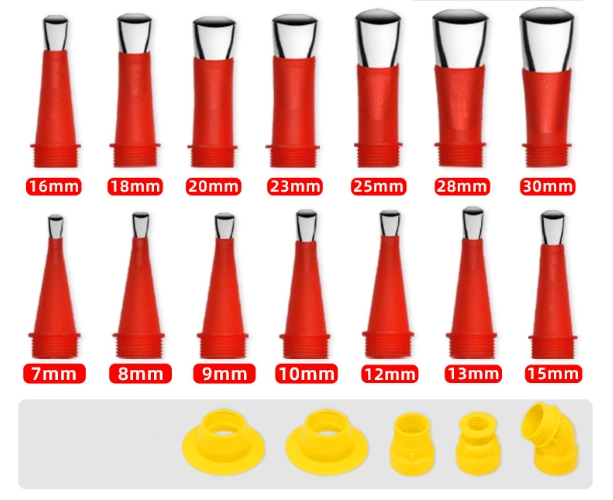 🔥(Last Day Promotion - 49% OFF)  Universal Integrated Rubber Nozzle Tool Kit, ⚡Buy 2 Sets Get Free Shipping