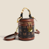 🎁LAST DAY 45% OFF🎁MISA-2023 New High-end Texture Fortune Cylindrical Bag Light Luxury Retro Print Shoulder Bag Crossbody Bag