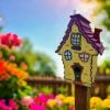 🔥Last 4 hours Sale: Save 60% - Artist Wooden Handmade Birdhouse (🔥BUY 2 FREE SHIPPING)