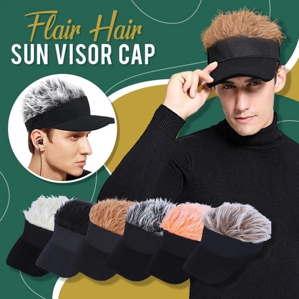 (💥New Year Flash Sale💥-50% OFF)Flair Hair Sun Visor Cap - BUY 4 EXTRA 20% OFF