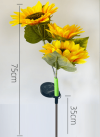 🔥Letzter Tag 50% RABATT - Solar-LED-Sonnenblumen-Gartenleuchten - 29,6 Zoll / 75 cm