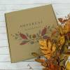 🍁🎁 Front Door Autumn Wreath Handmade Artificial Wreath with Bright Oak Leaves, Small Pumpkins, Berry Branches, 🎄 Mixed Leaves for Farmhouse Indoor and Outdoor Window Wall Door Decoration