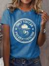 Women's casual Only You Can Prevent Fascism T-shirt