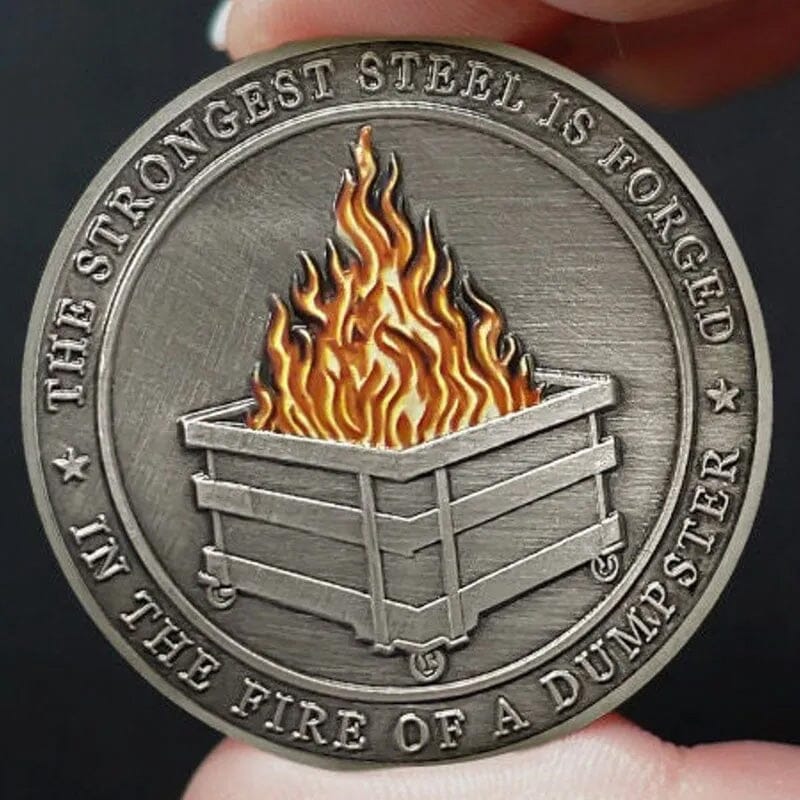 Dumpster Fire Challenge Coin