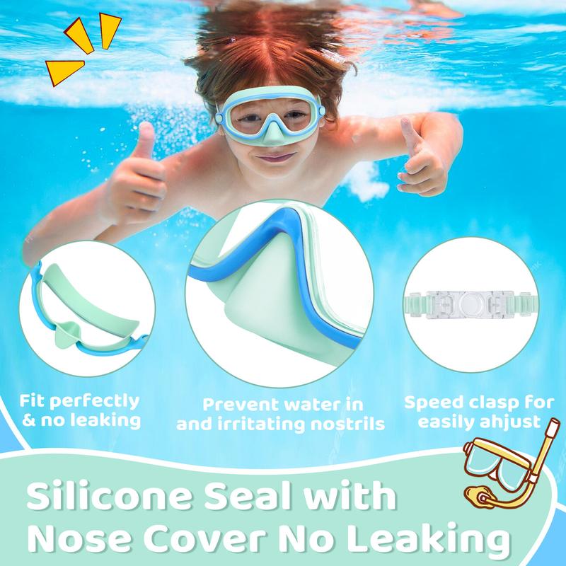 🎁TikTok Last Day Sale - 70% OFF🏊‍♀️HD children's large frame waterproof and anti-fog swimming goggles✨Buy 2 Get Free Shipping
