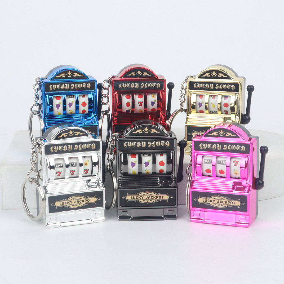 🔥Last Day Promotion - 70% OFF🎁💥🎰Slot Machine Keychain