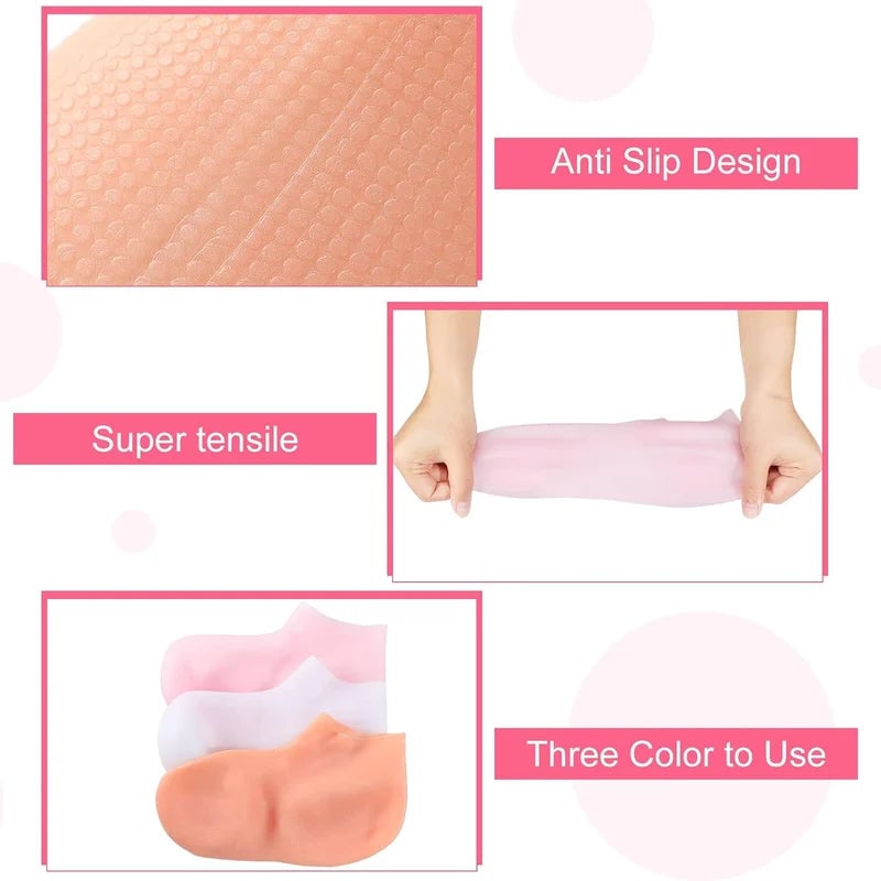 🎁LAST DAY 45% OFF🎁-Silicone Moisturizing Socks
