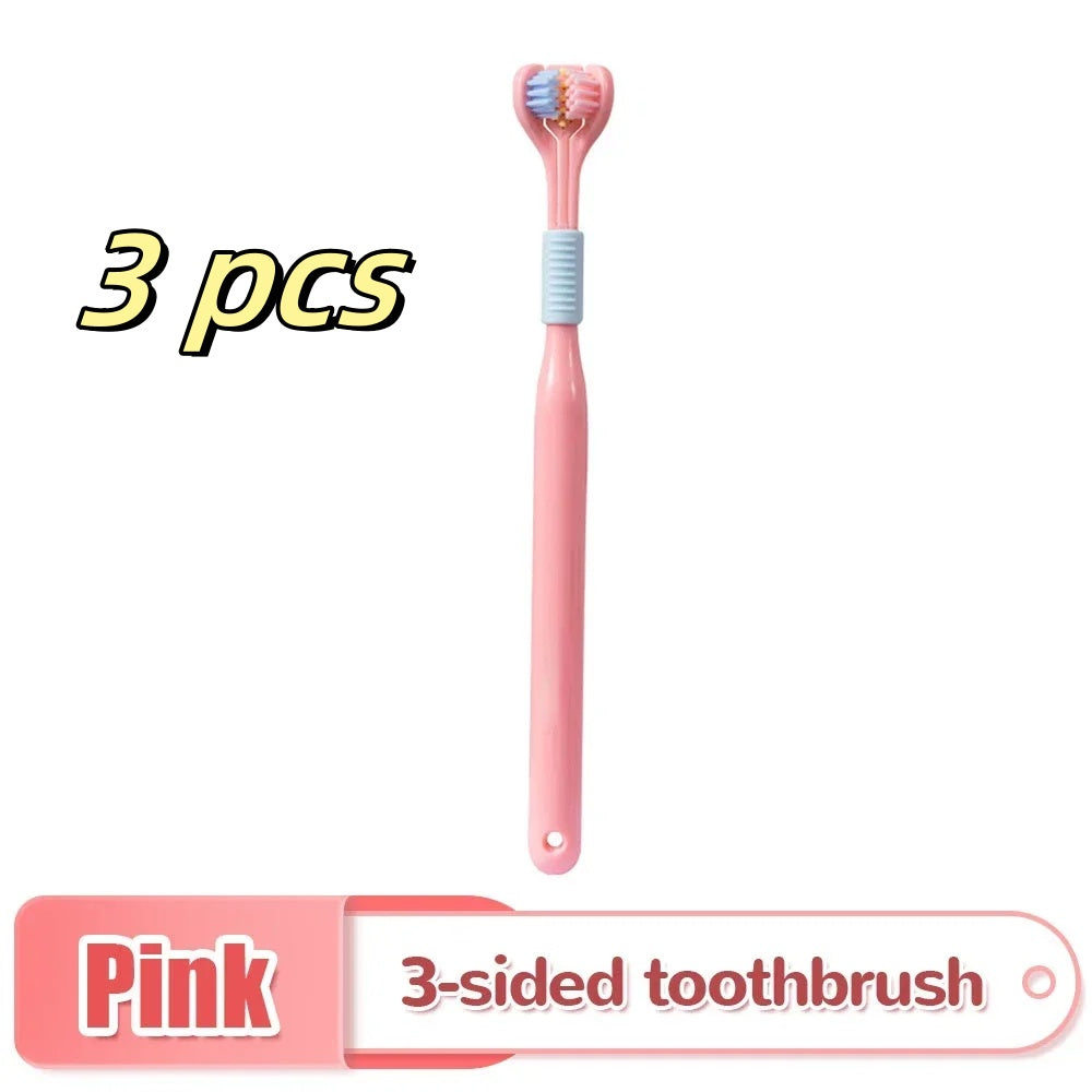 💥LAST DAY SALE 40% OFF💥3D Stereo Three-Sided Toothbrush