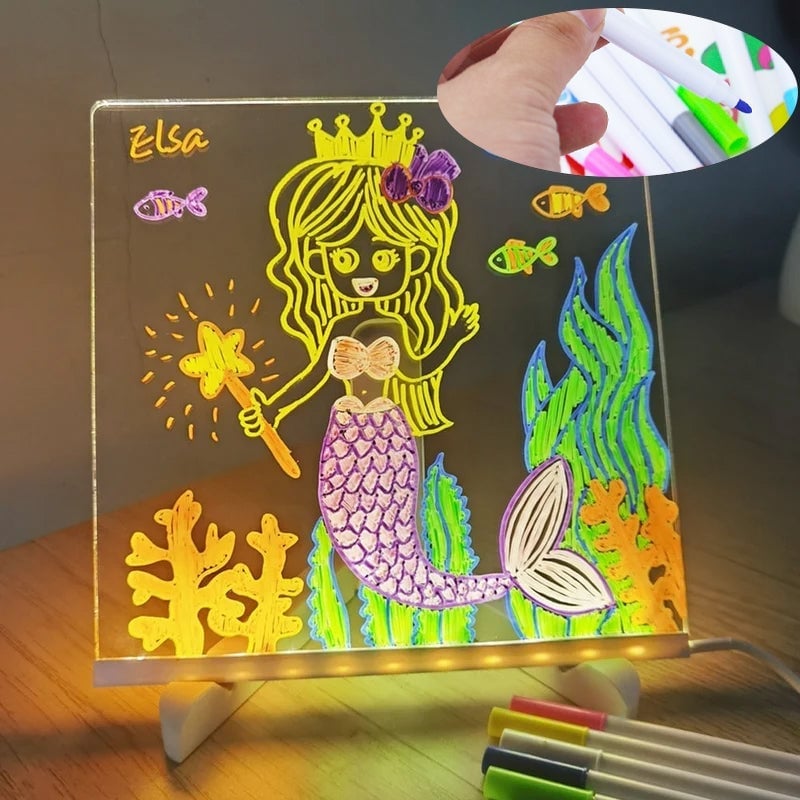 (🎁Early Christmas Sale)-LED Note Board with Colors🎨BUY 2 FREE SHIPPING