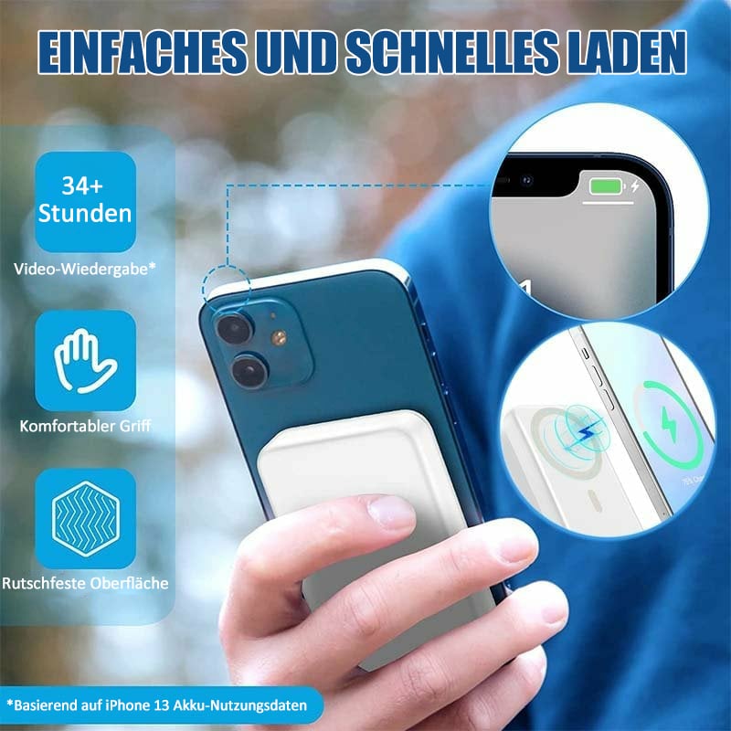🎁Letzter Tag 49 % RABATT🔥 Tragbare kabellose magnetische Powerbank