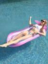 <strong>⛱️Summer Sale 60% OFF</strong> - 2024 Newest Inflatable Water Lounger with Headrests and Mesh