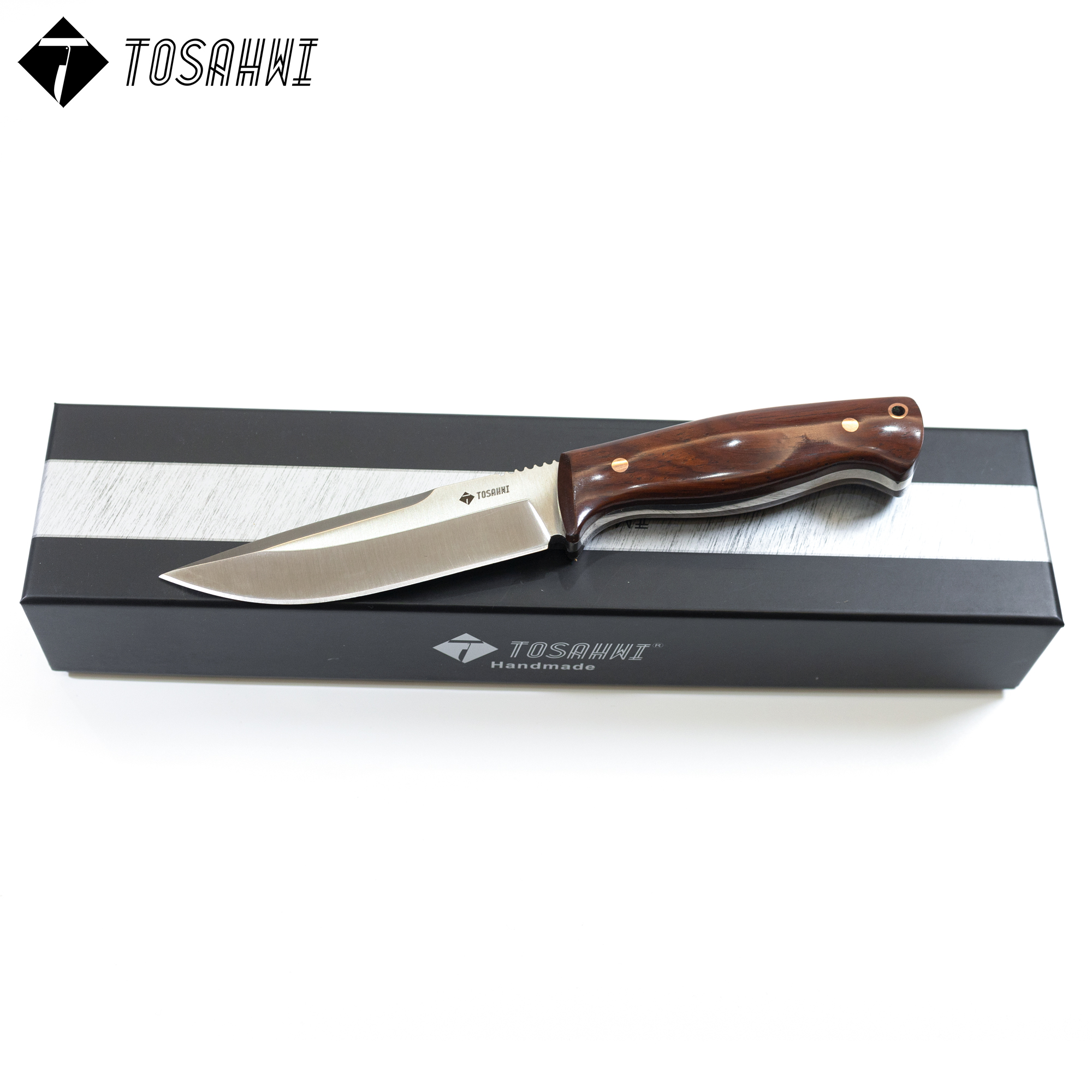 TOSAHWI HANDMADE M390 Steel Cocobolo Fixed Blades-69529