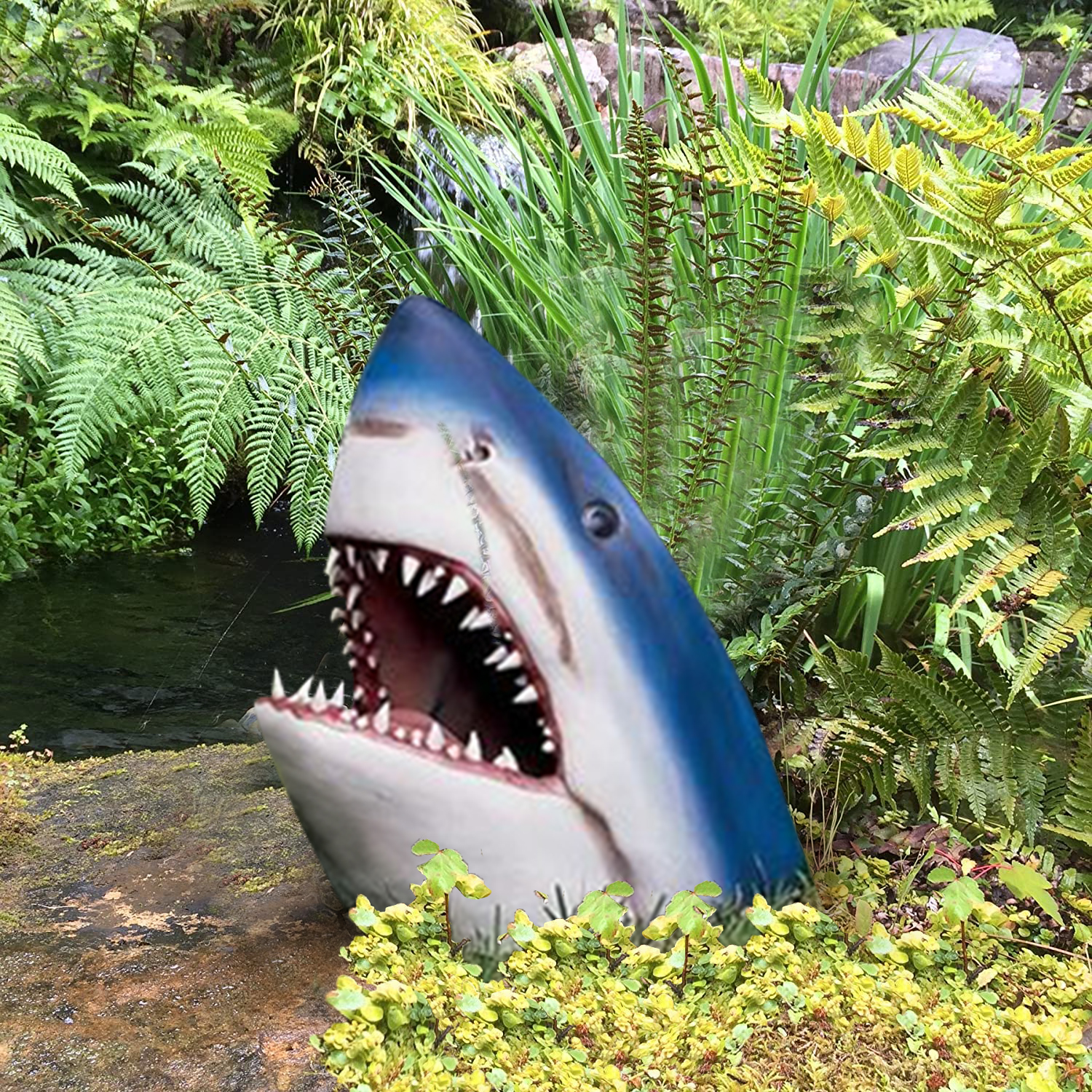 ✨Last Day For Clearance 70% OFF🦈Majestic Great White Shark Garden Sculptu