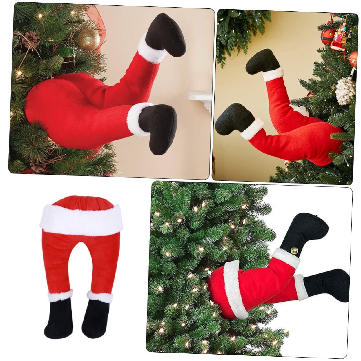 (🎄Christmas Hot Sale - 49% OFF) 🎅Santa Legs Christmas Decoration, BUY 2 FREE SHIPPING