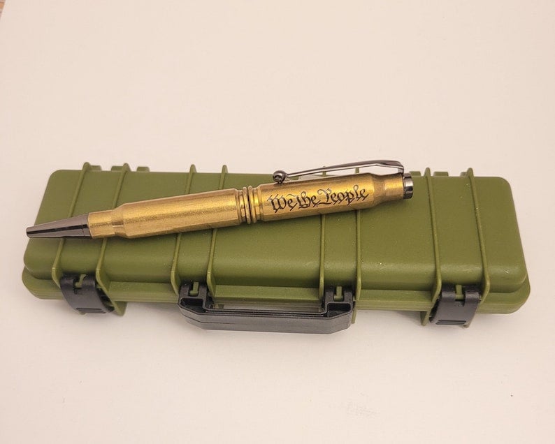 ✒️Personalized Pen Made From Real 308 Caliber Bullets From Battlefield （BUY 2 GET  FREE SHIPPING)