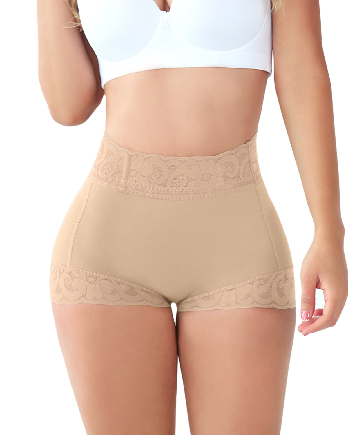 🔥Last Day Buy 1 Get 1 Free(Add 2 To The Cart)🔥 -- Women Lace Classic Daily Wear Body Shaper Butt Lifter Panty Smoothing Brief