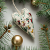 Heart Shaped Hand Embroidered Christmas Kit